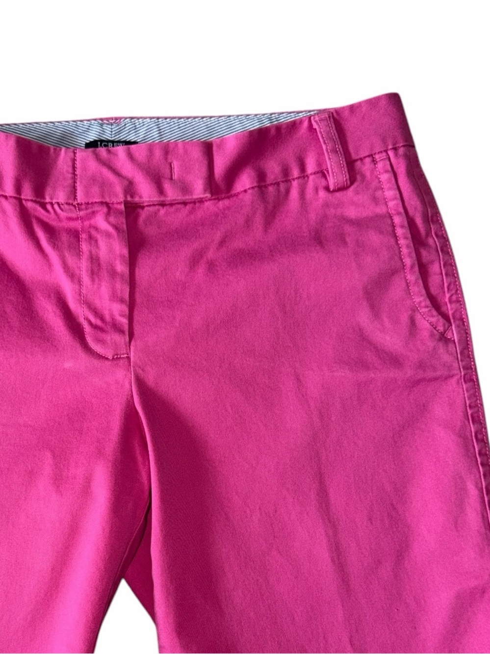 J. Crew Pink City Fit Chino Bermuda Shorts size 8 - Picture 4 of 8